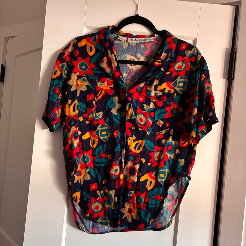 Rothco Multicolor Floral Geometric Shirt